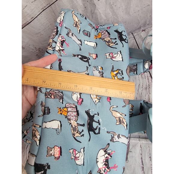 VERA BRADLEY Cats Meow Arona Large Full Size Essential Backpack New School Bag - Picture 12 of 13